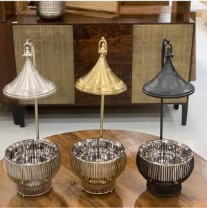 Top vente SilverRound nouveauté chauffe-plats casserole marmite chauffe-plats fabriqué en acier inoxydable métal pour Buffet Surving - Product Image 5