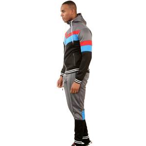 Survêtement pour homme personnalisé à prix raisonnable, survêtement en polyester avec fermeture éclair pour streetwear, vêtements de sport pour homme - Product Image 3