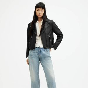 Pure <b>Sheepskin</b> genuine Leather Women Fashionable Over-sized Leather <b>Jacket</b> Available In All Colors - Product Image 2