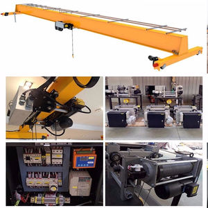 Buena grúa de viaje estándar <span class=keywords><strong>Puente</strong></span> <span class=keywords><strong>Grua</strong></span> Kran 1 2 3 5 10 Ton Single Girde Beam Bridge Overhead Crane Guangzhou - Product Image 3