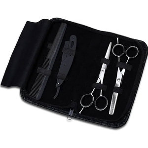 Kit de ciseaux de coiffure professionnels Endo Tech en acier inoxydable couleur titane, à bords tranchants, pour oreilles, yeux, nez et gorge - Product Image 5