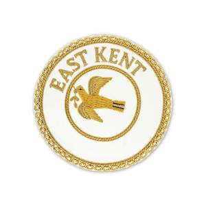 Badge de tablier maçonnique en cuir brodé à la main, style provincial, respirant et tendance, pour Noël - Product Image 1