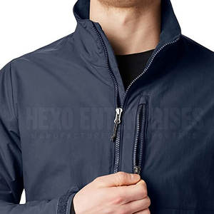 Veste coupe-vent confortable Veste coupe-vent de couleur personnalisée Veste coupe-vent de haute qualité - Product Image 4