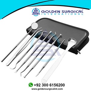 ชุดเครื่องมือแกะสลักขี้ผึ้งฟันสเตนเลสอเนกประสงค์8ชิ้น/เซ็ตชุดเครื่องมือทันตกรรมชุดเครื่องมือผ่าตัด - Product Image 4