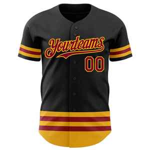 Uniforme de Béisbol Hecho en Pakistán, Camiseta de Béisbol con Botones, Color Sólido, Último Diseño - Product Image 4