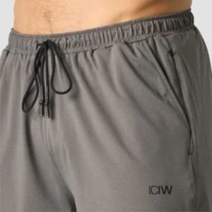 Short d'entraînement en polyester spandex respirant pour homme-Tissu évacuant l'humidité, adapté aux entraînements intenses - Product Image 6