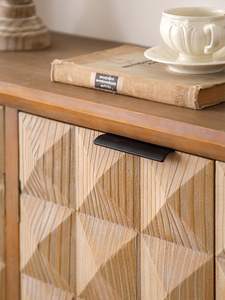 Mobile Rustico Vintage per Soggiorno, Credenza in Legno Antico Cinese per Salotto - Product Image 4