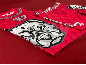 Tenues de football 7v7 pour jeunes, tailles personnalisées, sublimées, respirantes, sans manches, uniformes de compression 7v7. - Product Image 4