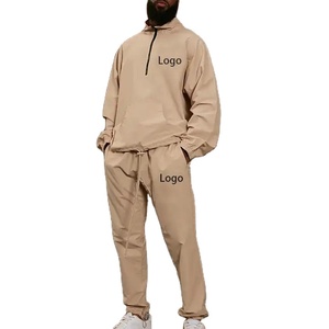 กางเกงวิ่งไนลอนแบบปรับแต่งได้สำหรับทุกเพศ2025ชุดวอร์มแบบซิปครึ่งเดียวแห้งเร็วเสื้อกันลมสไตล์ลำลอง - Product Image 1