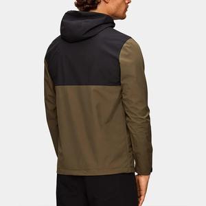 MOQ bajo Última moda cuarto cremallera Sudadera con capucha hombres liso Jersey 1/4 cremallera pulóver Capucha cuello media cremallera Sudaderas - Product Image 2