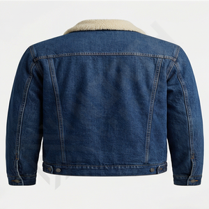 Chaqueta Vaquera de Invierno para Hombre, Personalizada con Estampado, Cuello Alto, Logotipo Frontal, Resistente al Viento, Color y Talla Personalizables, Ropa Casual de Calle - Product Image 2