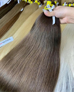 Precio de fábrica, cabello virgen vietnamita, textura recta de larga duración, rendimiento libre de desprendimiento con extremos súper dobles dibujados - Product Image 6