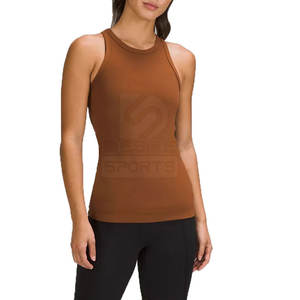 Débardeur Femme Couleur Unie de Qualité Supérieure, Respirant à l'Avant, Séchage Rapide, Écologique, Vêtement de Sport Actif, Vente Directe Usine - Product Image 3