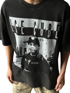 2024 camisetas gráficas de color negro ajustadas 100% camisetas de algodón, camiseta Vintage, camiseta de 300 gsm camisetas personalizadas para hombres - Product Image 4