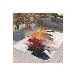 Classic Stylish Digital Printed Polyester Carpet Oil Painted <b>Canvas</b> Look Living Bedroom Teens <b>Abstract</b> Hallway Rectangle Puzzle - Product Image 3