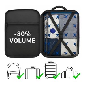 SACCOPAZZO TRAVEL 529 Sacs de rangement sous vide pour économiser de l'espace 2 pièces (45x40cm) - Product Image 3