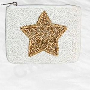 Going to target Seed Beaded Coin Pouch Hermoso monedero con cuentas personalizado para mujer Monedero de moda con - Product Image 4