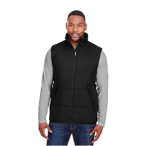 Chaleco acolchado esencial para hombre, prenda de vestir, acolchada, OEM, personalizada, de espuma de poliamida, para exteriores, peso ligero, cálido, para invierno - Product Image 4