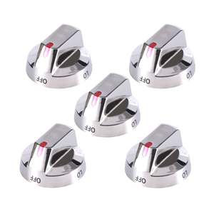 5 Pack Replacement Range Oven <b>Stove</b> Top Burner Control Dial Knob DG64-00473A Compatible Parts for Household Ovens - Product Image 1