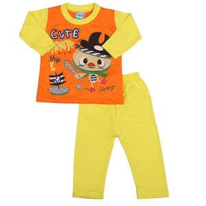 Costume 2 pièces à manches longues pour garçons - Jaune - Product Image 4