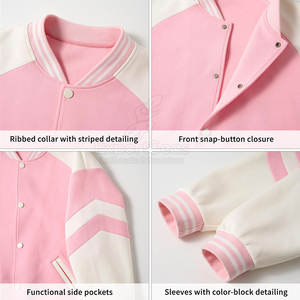 Diseñe sus propias chaquetas Letterman para mujer, chaquetas Letterman hechas de alta calidad para mujer, chaqueta Letterman baja Moq - Product Image 6