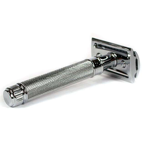 Rasoir de sécurité à double tranchant réglable de la meilleure qualité avec lames en acier inoxydable à manche en bois pour le visage, le corps et les aisselles - Product Image 5