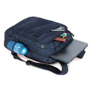 Sac à dos pour ordinateur portable LATO Eco 17 pouces en bleu noir - Sac à dos promotionnel - Product Image 3