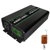 Convertidor de Energía Solar de 3KW, Inversor de Onda Sinusoidal Pura de 3000W, 12V CC a 220V CA, Perfecto para RV y Energía de Respaldo para Camping