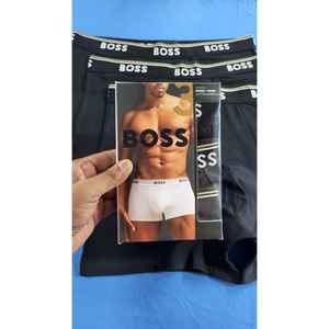 Lot de 3 caleçons classiques de haute qualité, style imbattable, confort, tissus tricotés de qualité supérieure, 90% polyester, 10% élasthanne - Product Image 2