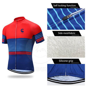 Fabricant de vêtements de cyclisme uniforme nouveauté derniers designs uniforme de cyclisme à manches courtes de haute qualité - Product Image 3