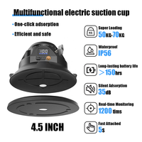 Support de caméra universel à ventouse en alliage d'aluminium et silicone avec rotation panoramique à 360° pour appareil photo reflex numérique et caméra d'action