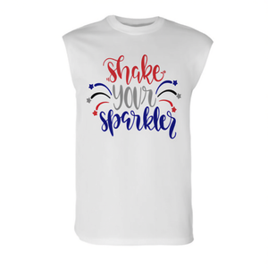 T-shirt à manches longues avec motif de feux d'artifice sexy du 4 juillet, Amérique, États-Unis - Vêtements promotionnels - Product Image 2