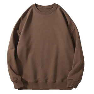 Sudadera de Cuello Redondo para Hombre, Premium, 100% Algodón, Felpa, Ecológica, Transpirable, Diseño Estampado en Relieve, Logotipo Frontal, 240g - Product Image 1