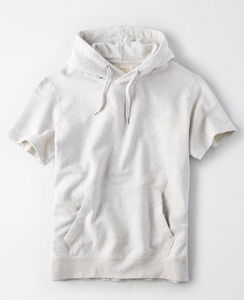 Nuevas sudaderas con capucha de manga corta de moda Premium con servicios OEM de diseño completamente personalizados con poliéster 100% transpirable - Product Image 3