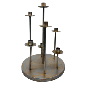 Candelero de cristal de hierro negro moderno de primera calidad, soporte cónico hecho a mano para decoración navideña del hogar, decoración de jardín multievento - Product Image 5