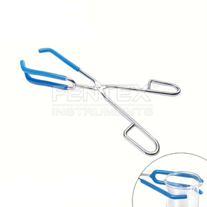 Pinzas para Vasos de Laboratorio, Abrazaderas Metálicas Resistentes, Agarre de Seguridad Antideslizante, Resistentes a Altas Temperaturas y a la Corrosión, para Vasos de Laboratorio - Product Image 1