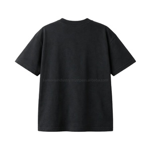 Camisetas de Manga Corta Casuales para Hombre, Corte Regular, Frente Liso, 230 g/m², 100% Algodón Lavado, Anti-encogimiento, Serigrafía - Product Image 2