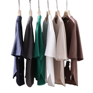 Camiseta ancha cuadrada en blanco de alta calidad, camiseta blanca negra de gran tamaño de peso pesado para hombres, camiseta para hombres, envío DDP - Product Image 1