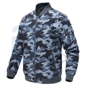 เสื้อแจ็คเก็ตบอมเบอร์ผู้ชายคุณภาพสูง สไตล์ไฮสตรีท สำหรับฤดูหนาว แบบยูนิเซ็กซ์ คอตั้ง ซิปหน้าเต็มตัว ระบายอากาศได้ดี เป็นมิตรกับสิ่งแวดล้อม ผลิตจากขนสัตว์ - Product Image 1