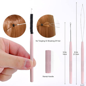 Pinzas Quirúrgicas Profesionales LENDIZER Reutilizables para Extensiones de Cabello, Herramienta para Abrir y Cerrar Anillas Micro Ring, Abreperlas, para Pelucas, de Níquel-Hierro - Product Image 6