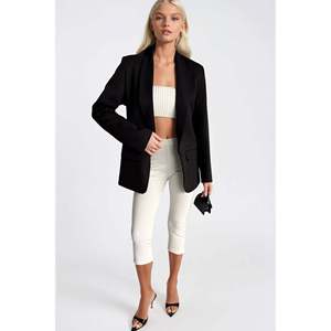 Chaqueta Blazer Sal Yaka Astarli - Negra - Negra - Product Image 5