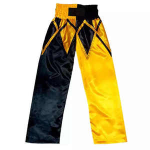 Pantalones de Kickboxing Profesionales, Cómodos, con Impresión Personalizada, Elásticos, Transpirables, 100% Poliéster, Cintura Elástica para Competición - Product Image 1