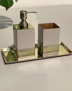 Accessoire de salle de bain en laiton utilisation chambre hôtel Restaurant accessoires de bain tenant fabriqué en inde quantité en vrac de haute qualité - Product Image 5