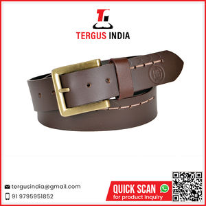 Ceinture en cuir véritable Mans de vente de fabricants OEM Costume d'affaires Ceintures en cuir réglables de luxe - Product Image 2