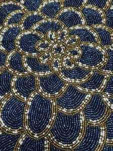 <b>Beaded</b> <b>Placemat</b> Handmade Round Charger for Luxury Dining & Holiday Decor Unique Piece Handmade <b>Beaded</b>, <b>Placemat</b>, Housewarming - Product Image 3