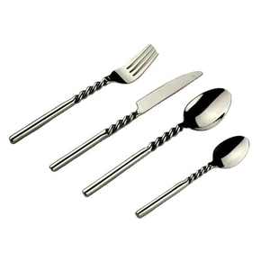 <b>Mirror</b> Polished Gold Plated Stainless Steel Cutlery Set Mirrored Stainless Material Durable for Daily Dining Special Occasions - Product Image 6