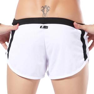 1Pcs High Quality Casual Men's <b>Drawstring</b> High Waist Knitted Quick Dry Mesh Breathable Beach Board Shorts Swim Surfing Sports - Product Image 2