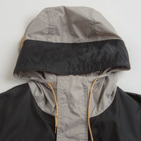 Veste coupe-vent unisexe personnalisée, à capuche, imperméable, respirante, enduite, pour la randonnée en plein air, veste de pluie, service OEM
