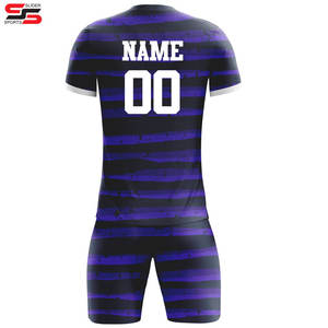 Conjunto de camiseta de fútbol para niños, nombre y número personalizado con kit de fútbol, chándal de equipo de secado rápido para niños y niñas - Product Image 4