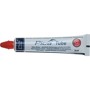 Pintura Acrílica Roja Clásica 575 en Tubo de 50 ml, Pasta de Marcado de PICA - Product Image 1